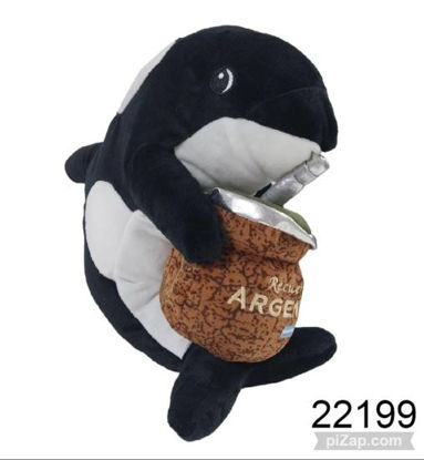 Imagen de PELUCHE ORCA CON MATE 23CM 4.24